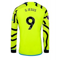 Arsenal Gabriel Jesus #9 Replica Away Shirt 2023-24 Long Sleeve